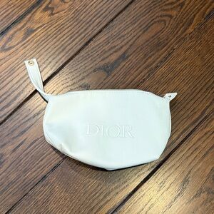 Dior Cream Cosmetic Bag